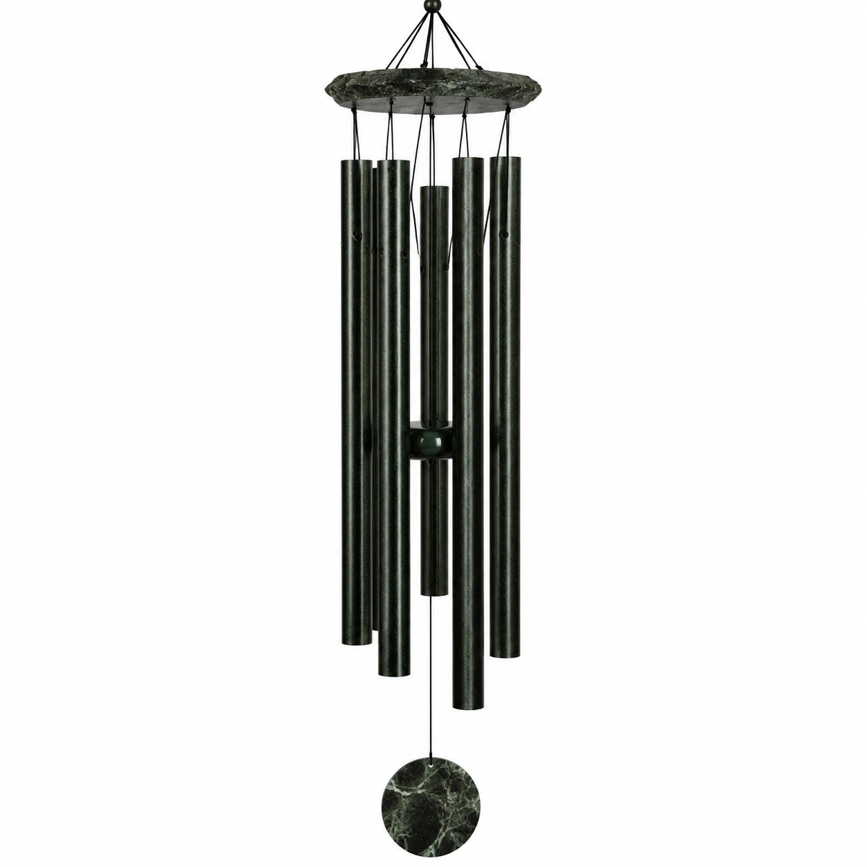 Campanillas de Viento Tubulares para Exterior 100 cm Negro