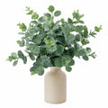 Planta Artificial de Eucalipto en Maceta 30cm Verde
