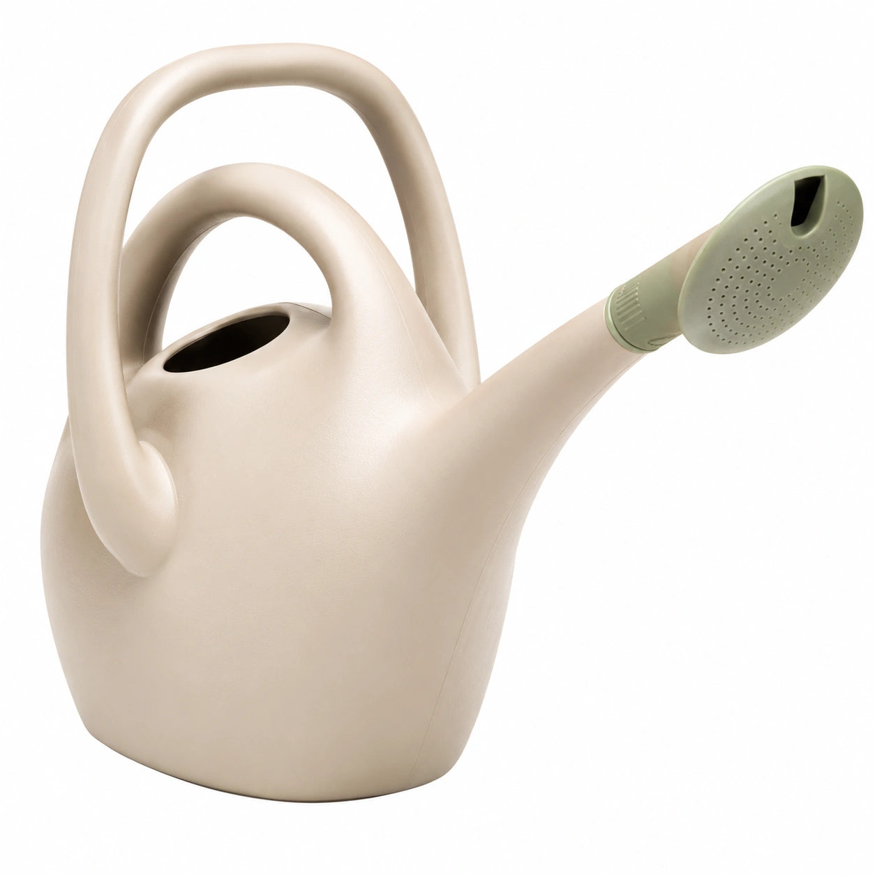 Regadera de Jardín 10L Beige con Boquilla Ergonómica